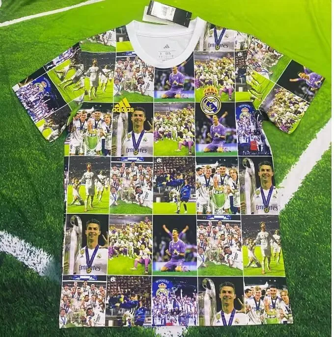 2025/2026 Real Madrid Ronaldo Edición Campeón Camiseta de Fútbol Calidad Thai — main view