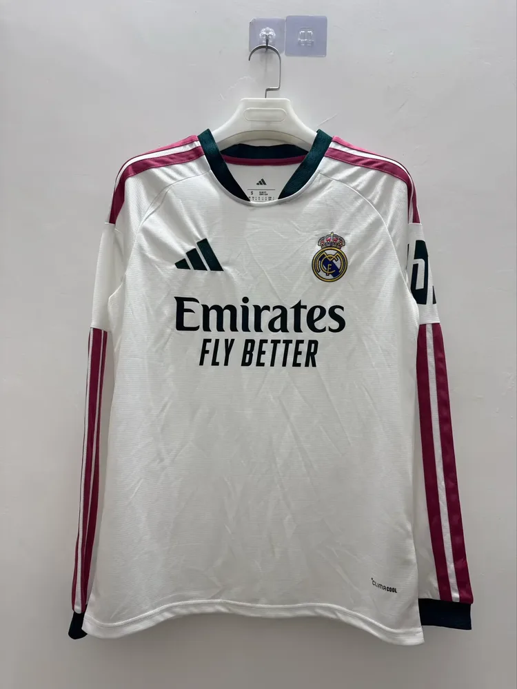 2026/2027 Real Madrid Home Long Sleeve Football Jersey   — main view
