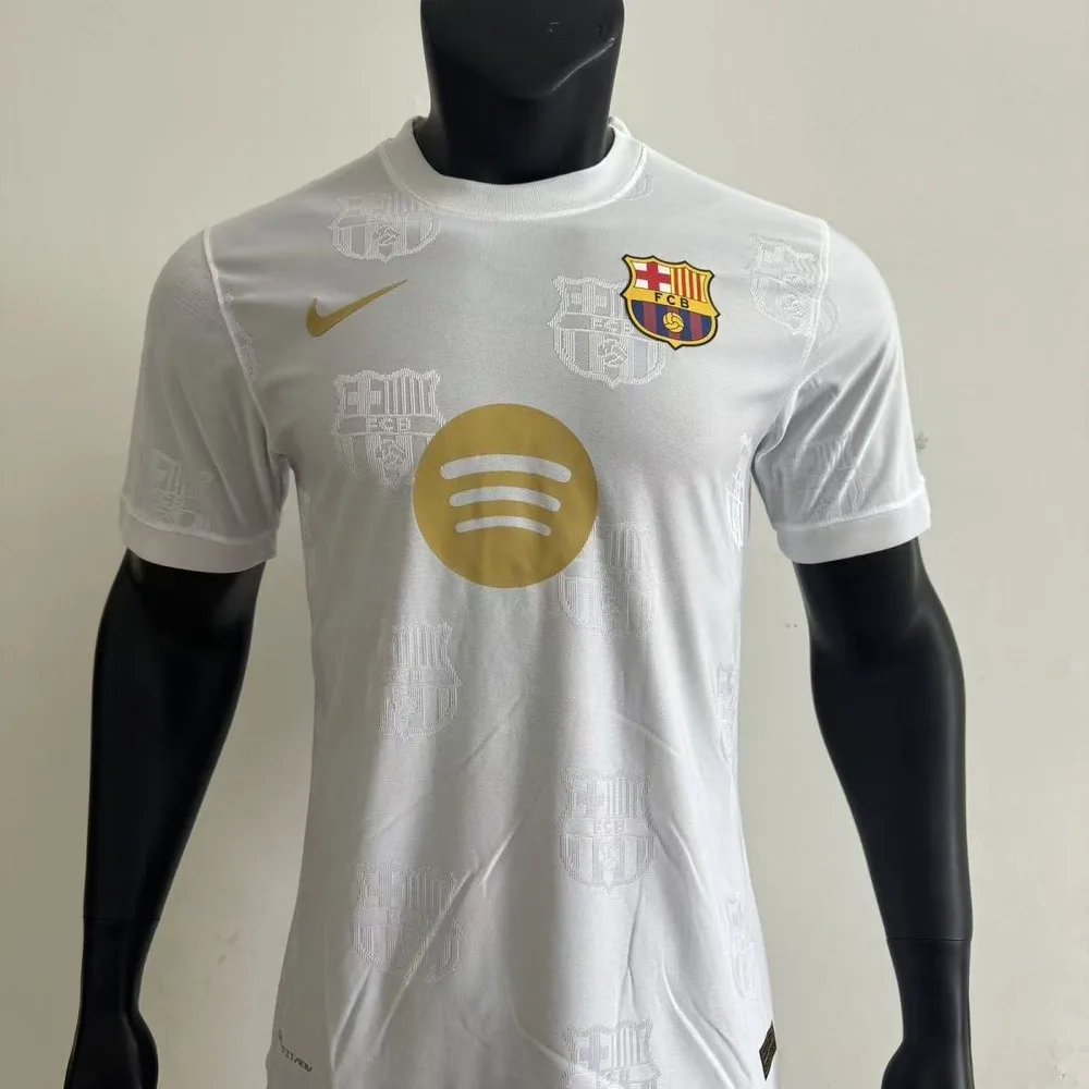 2025/2026 Barcelona Player Version Special Edition white Football Jersey  — main view