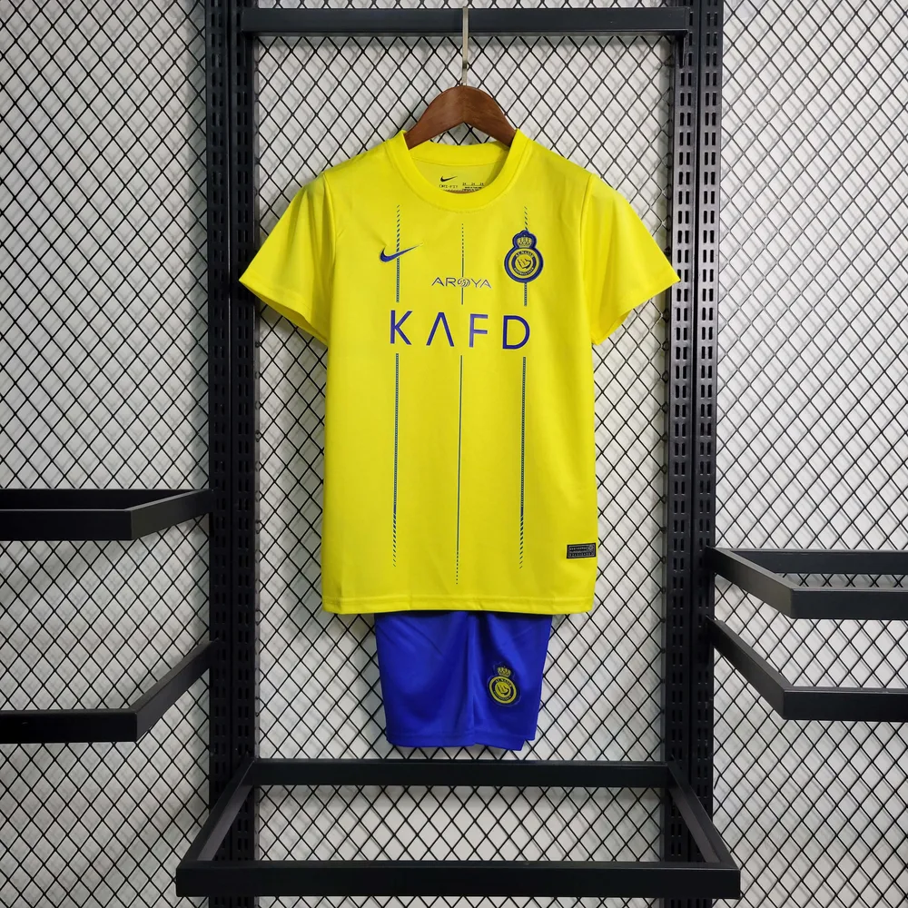 2023/2024 Al-Nassr Home Football Shirt Kids Size — main view
