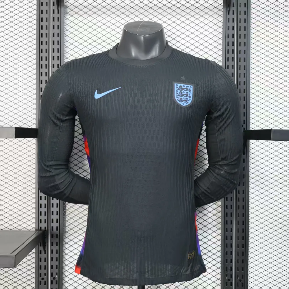 2025/2026 Long Sleeve Player Version England Away Football Shirt  — main view