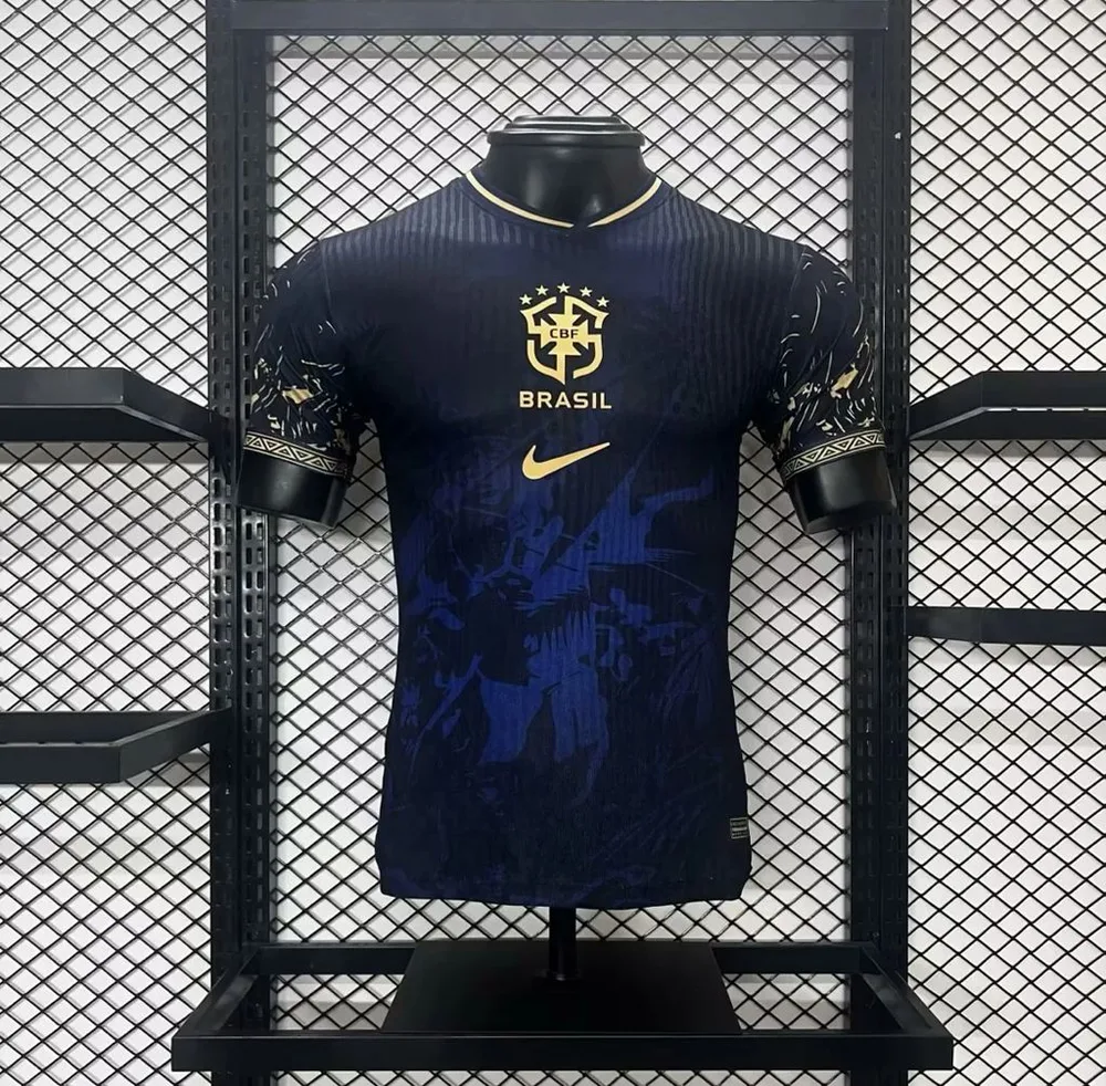 2024-2025 Versión Jugador Brasil Azul Edición Especial Camiseta  — main view
