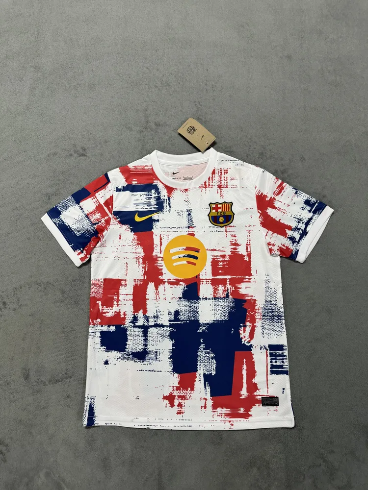 2025/2026 Barcelona Special Edition Blue-white-Red Football Jersey  — main view