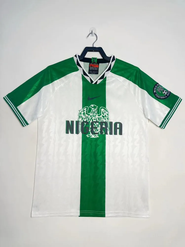 Camiseta de Fútbol Retro Visitante Selección Nacional de Nigeria 1996  — main view