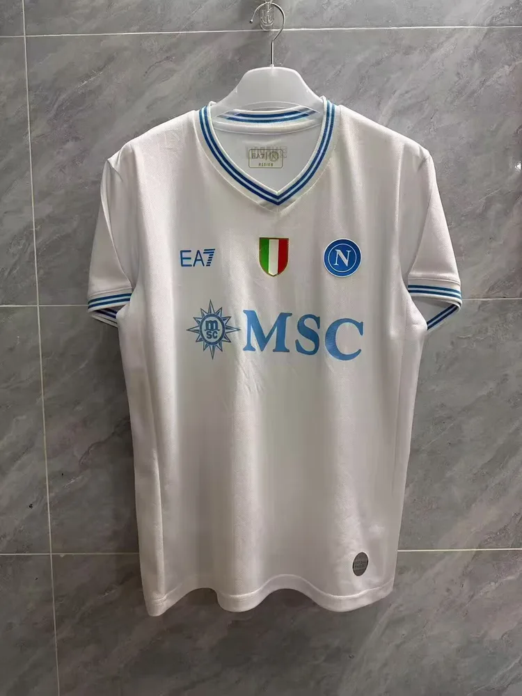 2025/2026 Nápoles Versión Champions League Camiseta Visitante Fútbol  — main view