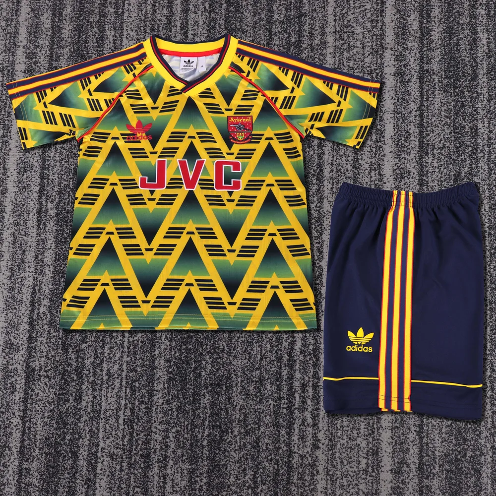 1991-1993 Retro Arsenal Auswärts Fußballtrikot  Kindergröße — main view