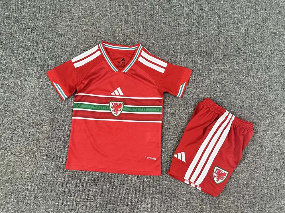 2026 Wales National Team Home Football Shirt   Kids Size — main view