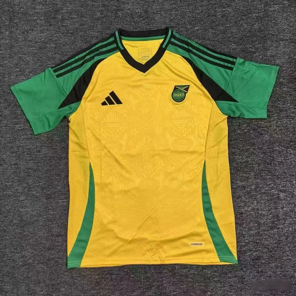 2025/2026 Jamaika Heim Fußballtrikot AAA fan-gradät — main view