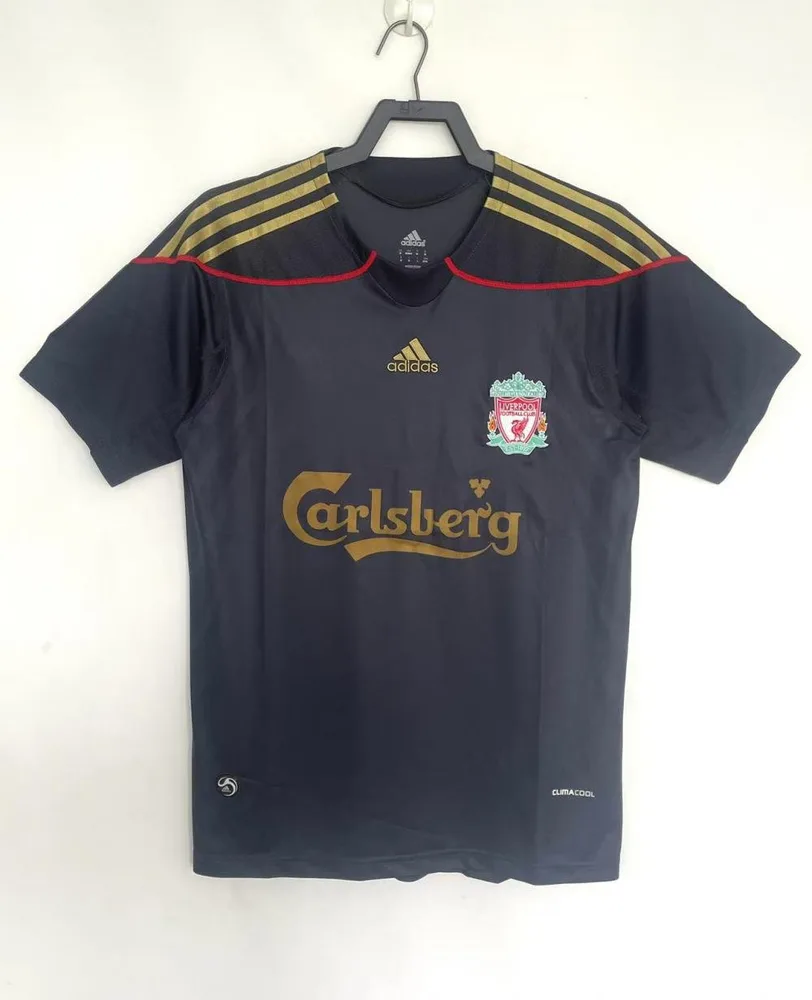 2009/2010 Retro Liverpool Auswärts Fußballtrikot AAA fan-gradät — main view