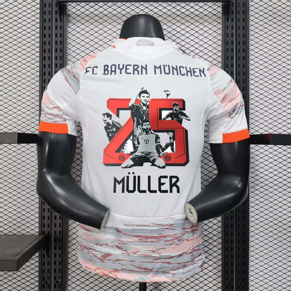 2025/2026 Player Version Bayern Munich Müller Commemorative Edition Football Shirt  — main view