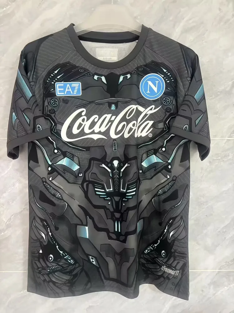 2025/2026 Napoli Survêtement Gris Maillot de Football  — main view