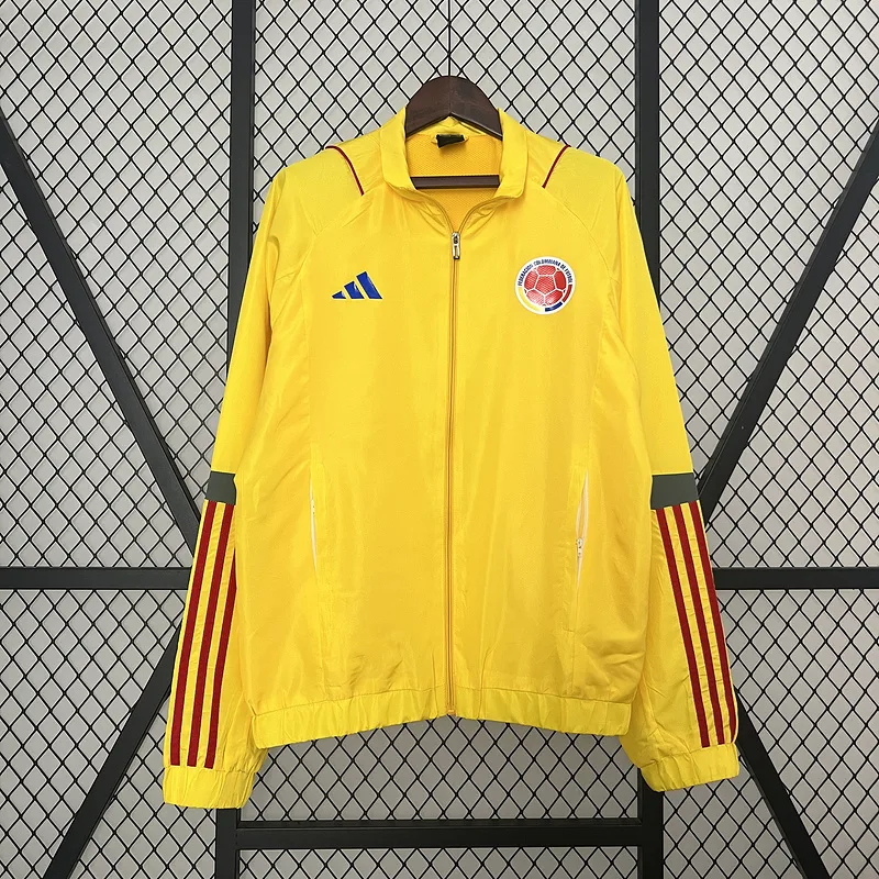 2024 Kolumbien Nationalmannschaft Windbreaker Gelb — main view