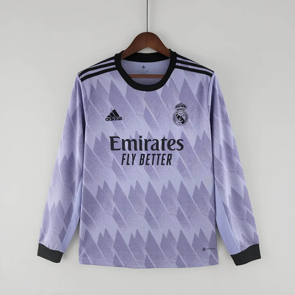 2022/2023 Langarm Real Madrid Auswärts Trikot — main view
