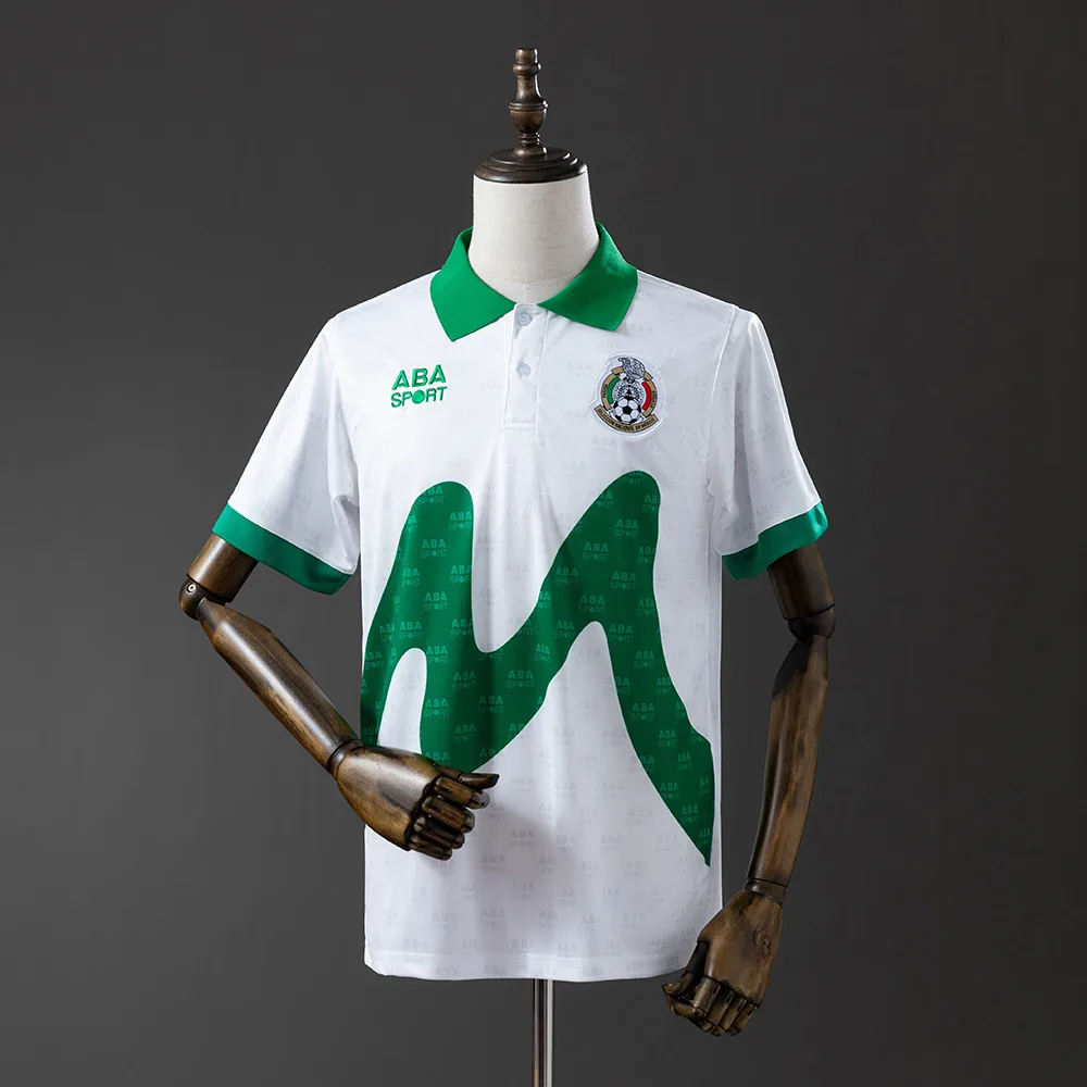 1995 Retro Mexico Soccer Jersey Away — main view