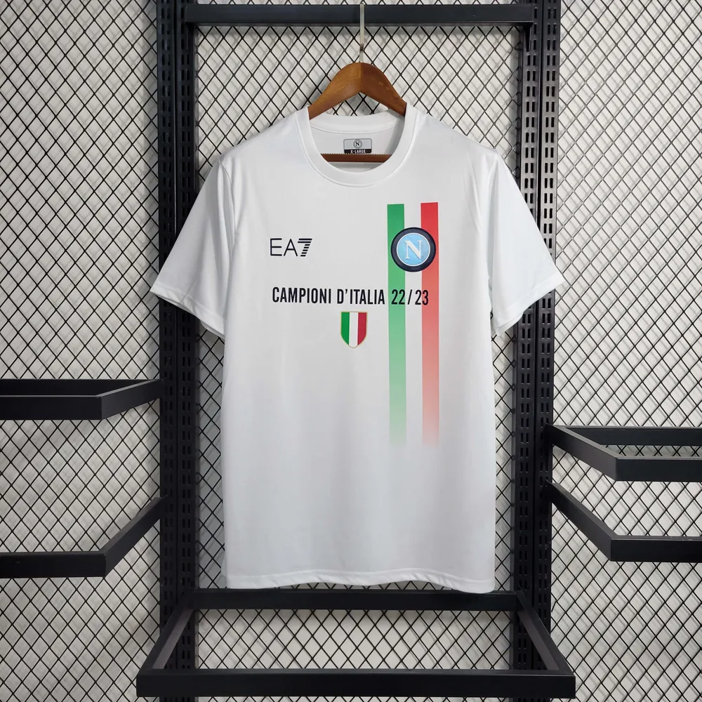 2023/2024 Napoli Camiseta Fútbol Edición Conmemorativa Blanca 2021/2022  — main view