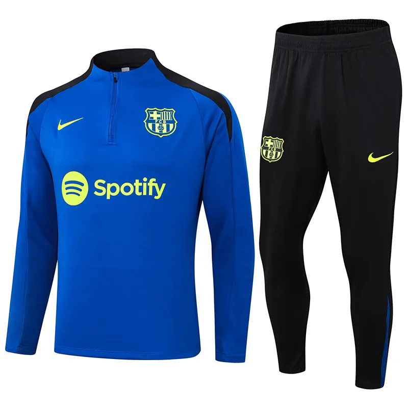 2024/2025 Chándal de Entrenamiento Media Cremallera Barcelona Azul Negro — main view