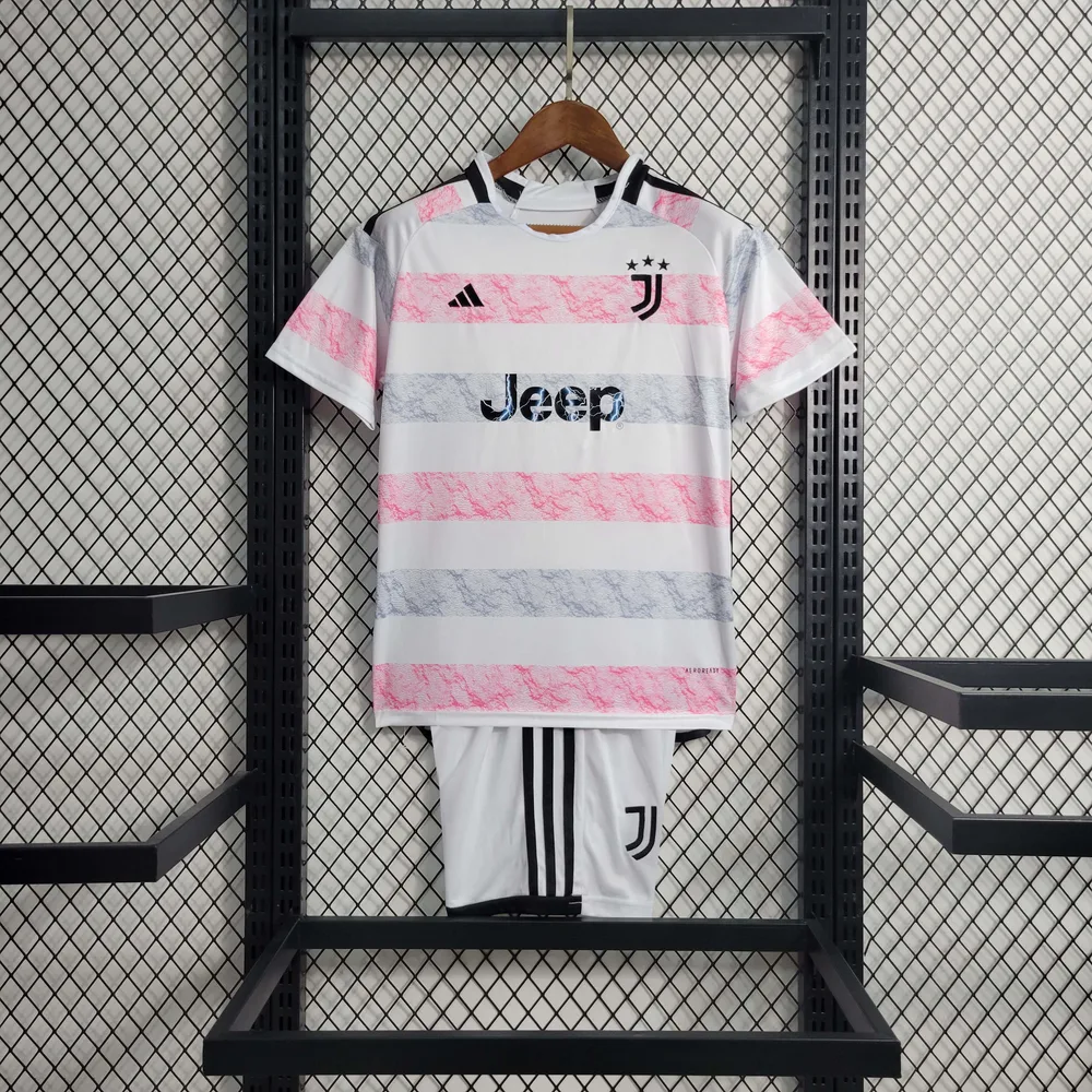 2023/2024 Juventus Away Soccer Jersey  Kids Size — main view