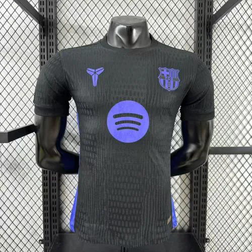 2025/2026 Spielerversion Barcelona Joint Version Schwarz Fußballtrikot  — main view