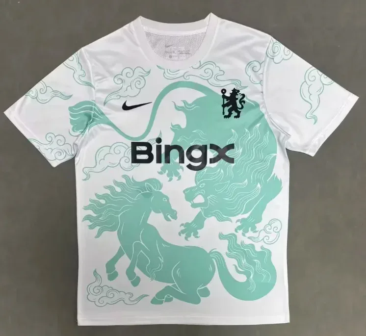 2026/2027 Chelsea Édition Spéciale Blanche Maillot Football   — main view