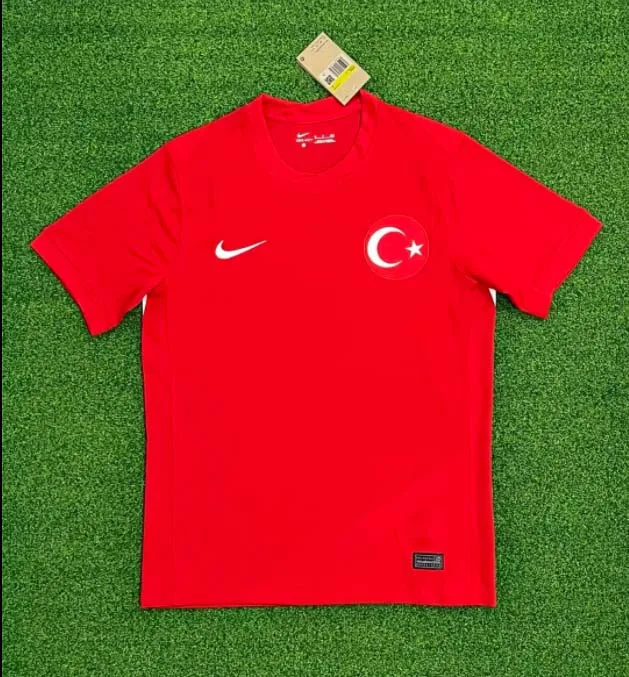 2024 Türkiye Camiseta de Fútbol Visitante de la Selección Nacional AAA Grado Aficionado — main view