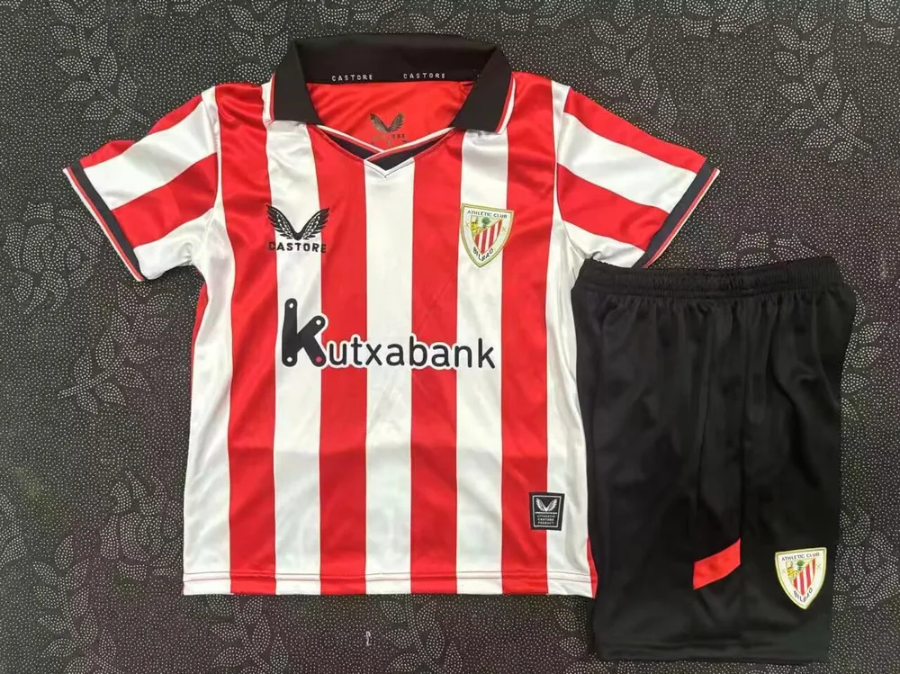 2025/2026 Athletic Bilbao Heim Fußballtrikot  Kindergröße — main view