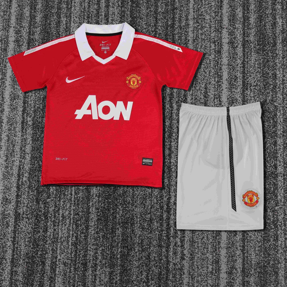 2010-2011 Retro Manchester United Camiseta Local  Talla Infantil — main view