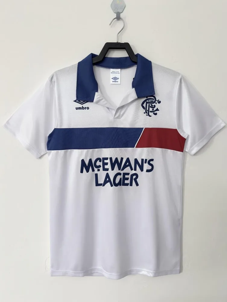 1993/1994 Maillot Extérieur Blanc Rétro Rangers lande — main view