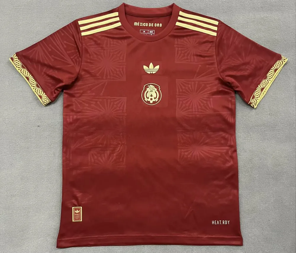 2025/2026 Mexico Concept version Red Football Jersey  — main view