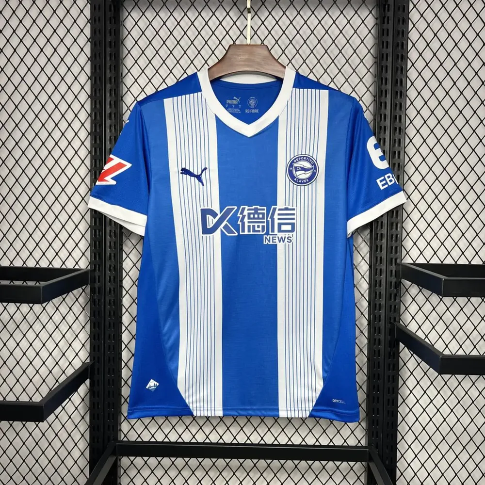 2024/2025 Alavés Home Football Shirt  — main view