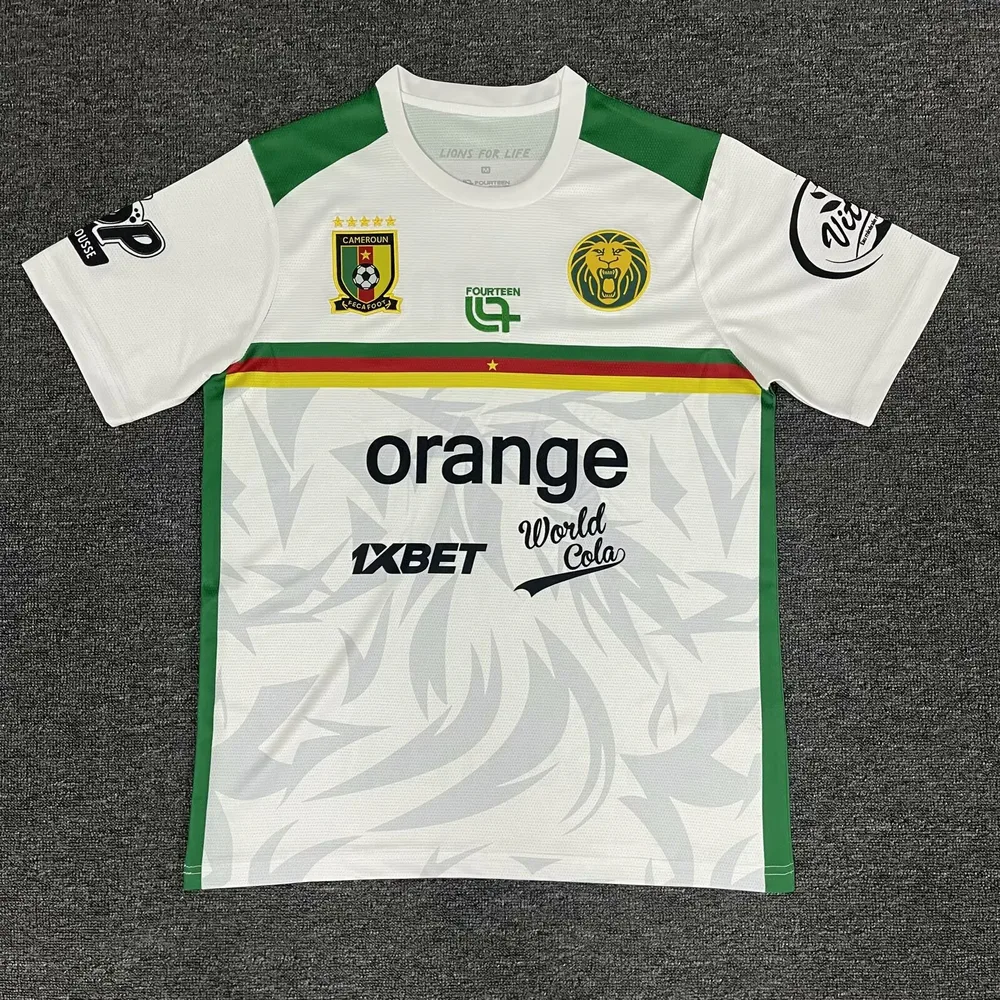 2025/2026 Cameroon Training clothes white Football Shirt  — main view