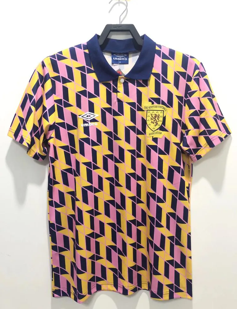 Maillot Troisième Extérieur Rétro Équipe Nationale Écosse 1988-1989  — main view