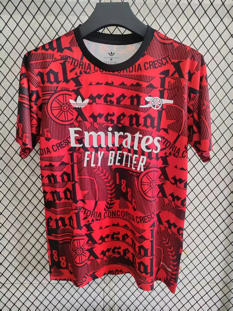 2025/2026 Arsenal Training clothes Red Football Jersey  — main view