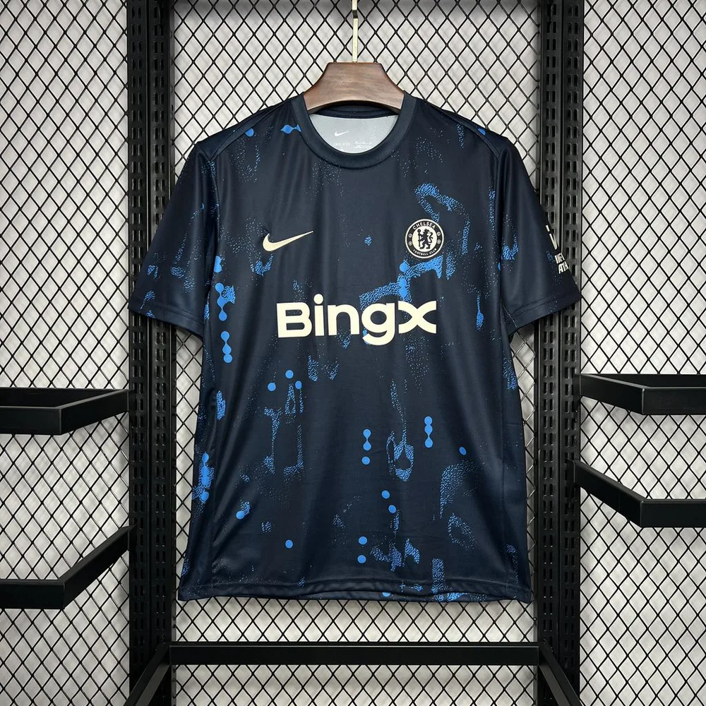 Camiseta de Entrenamiento Preparto Chelsea Azul Oscuro 2024/2025 — main view