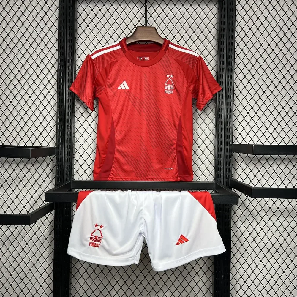 2024/2025 قميص كرة قدم منزلي لـ Nottingham Forest مقاس أطفال جودة تايلاندية — main view