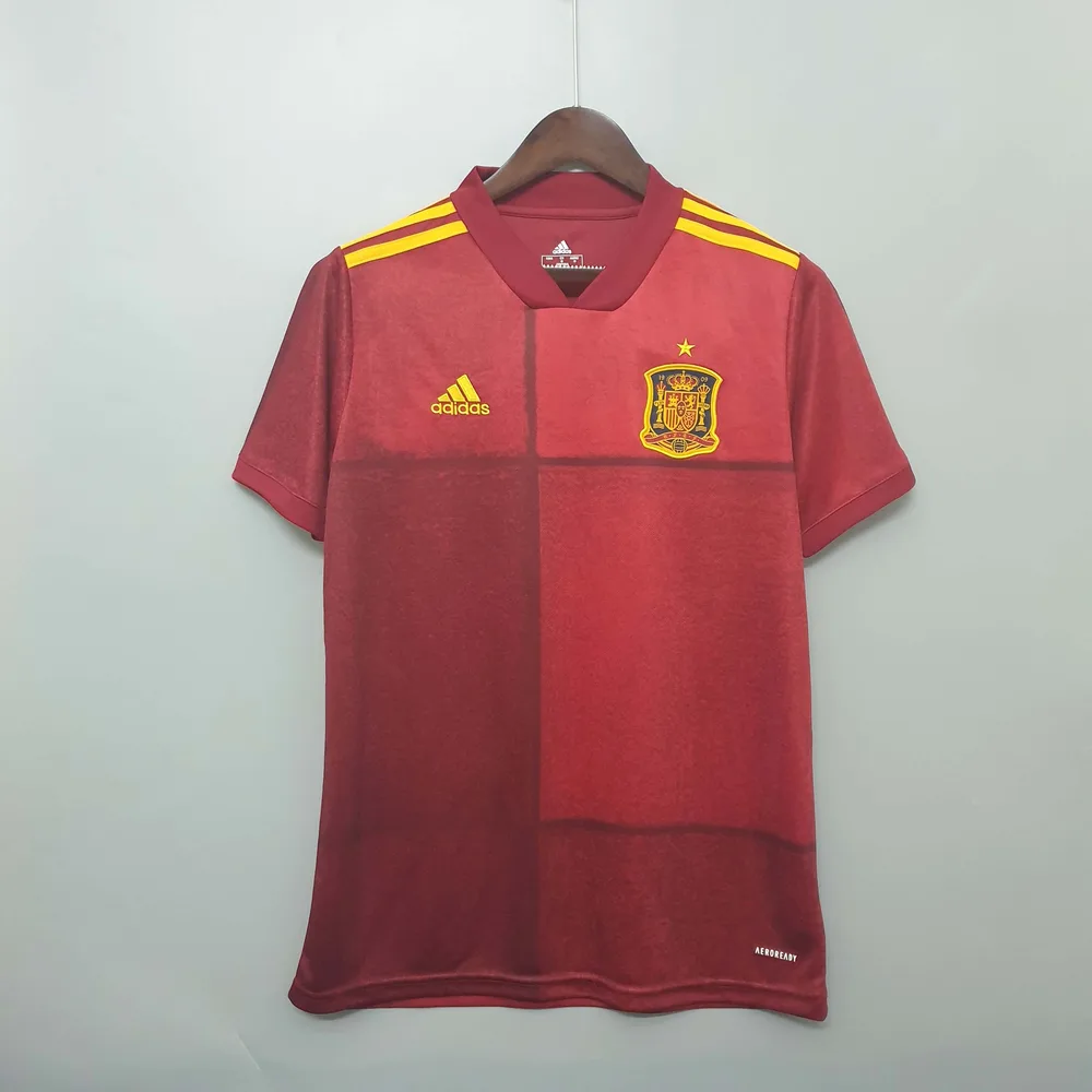 Soccer Shirt Spain 2020 Red Home — main view