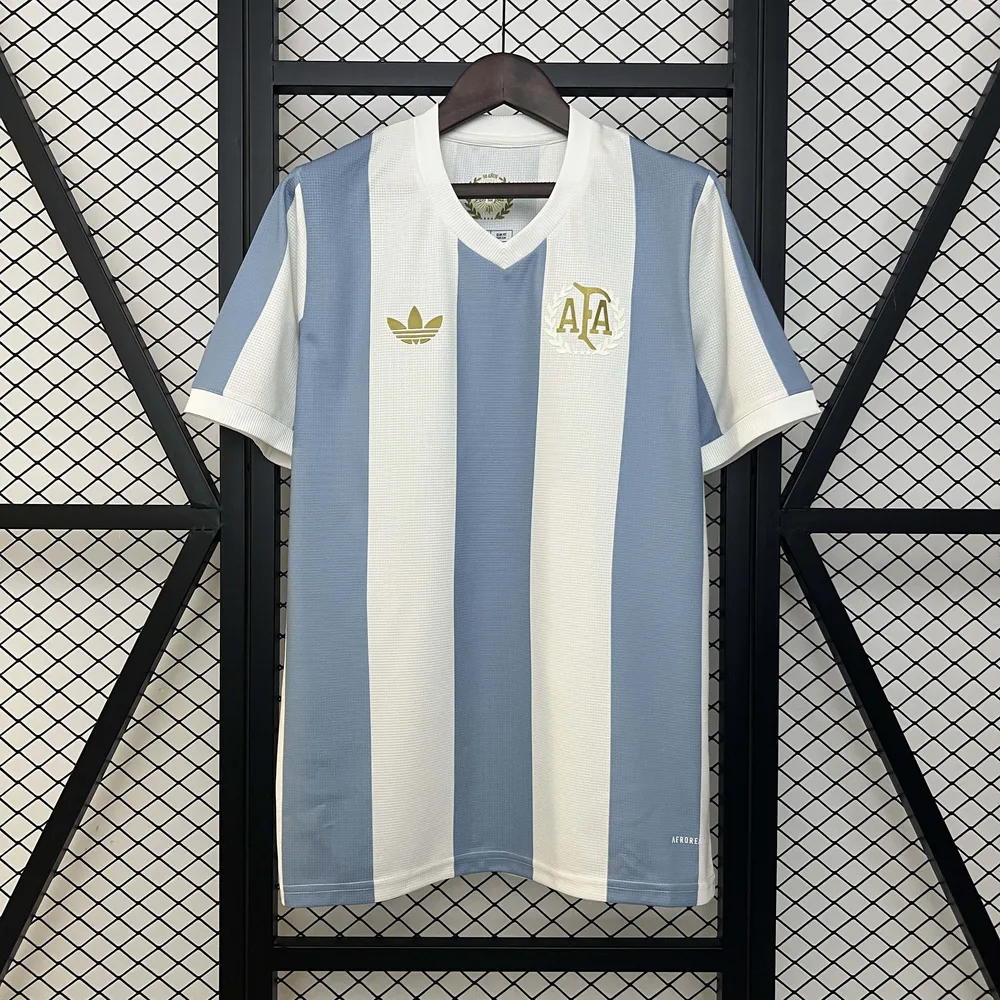 2024 قميص منتخب الأرجنتين إصدار الذكرى الخمسين لكرة القدم AAA درجة المشجعين — main view