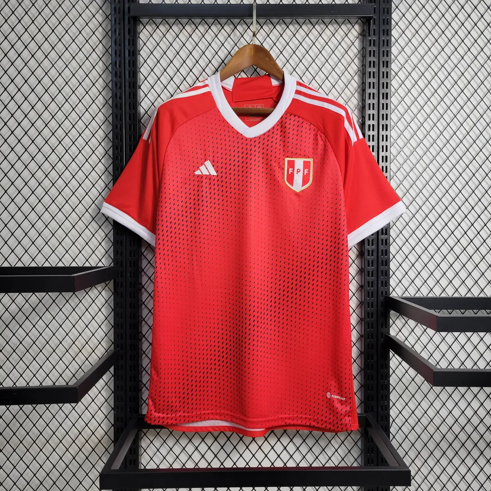 2023 Peru Nationalmannschaft Auswärts Fußballtrikot — main view