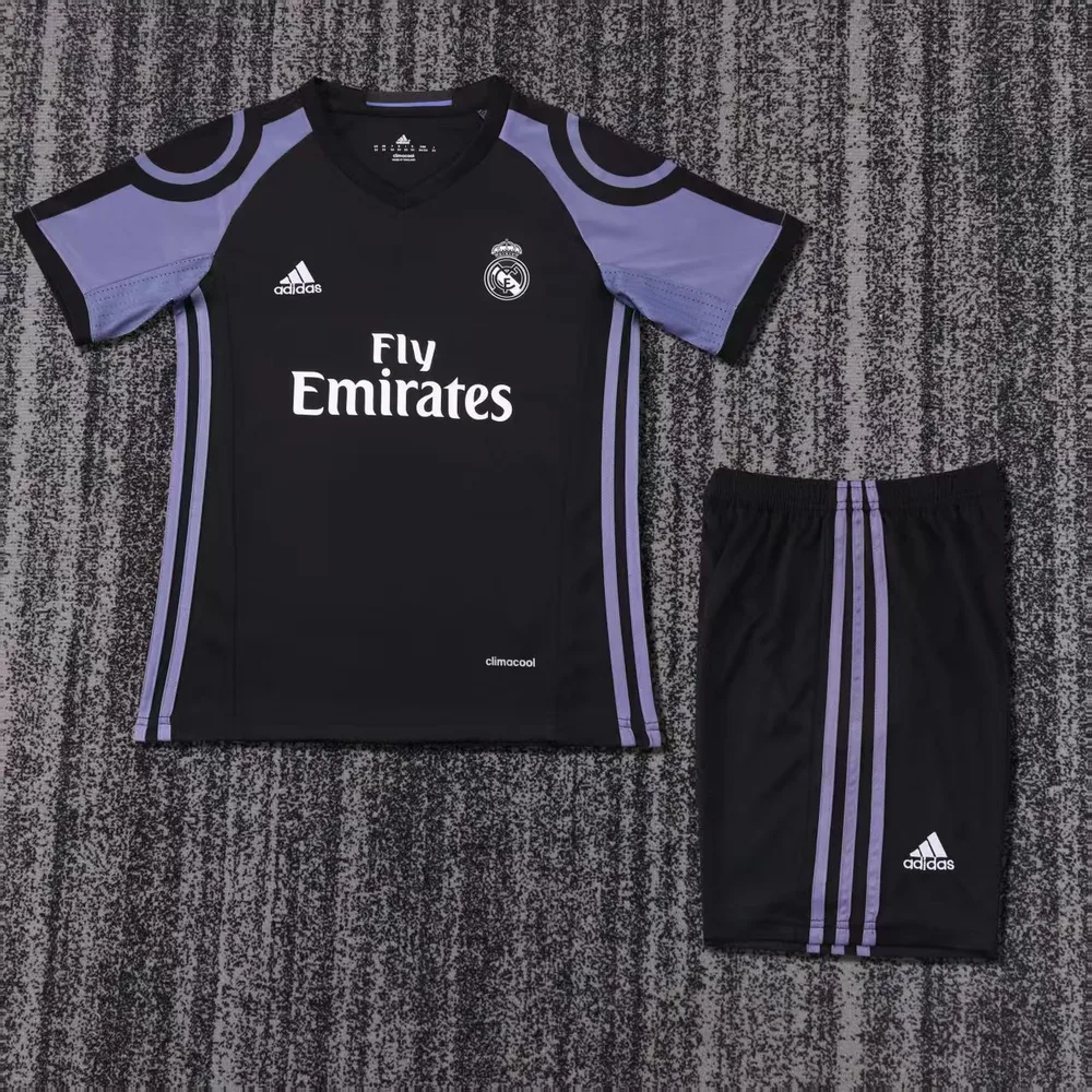 2016/2017 Retro Real Madrid Drittes Auswärts Fußballtrikot  Kindergröße — main view
