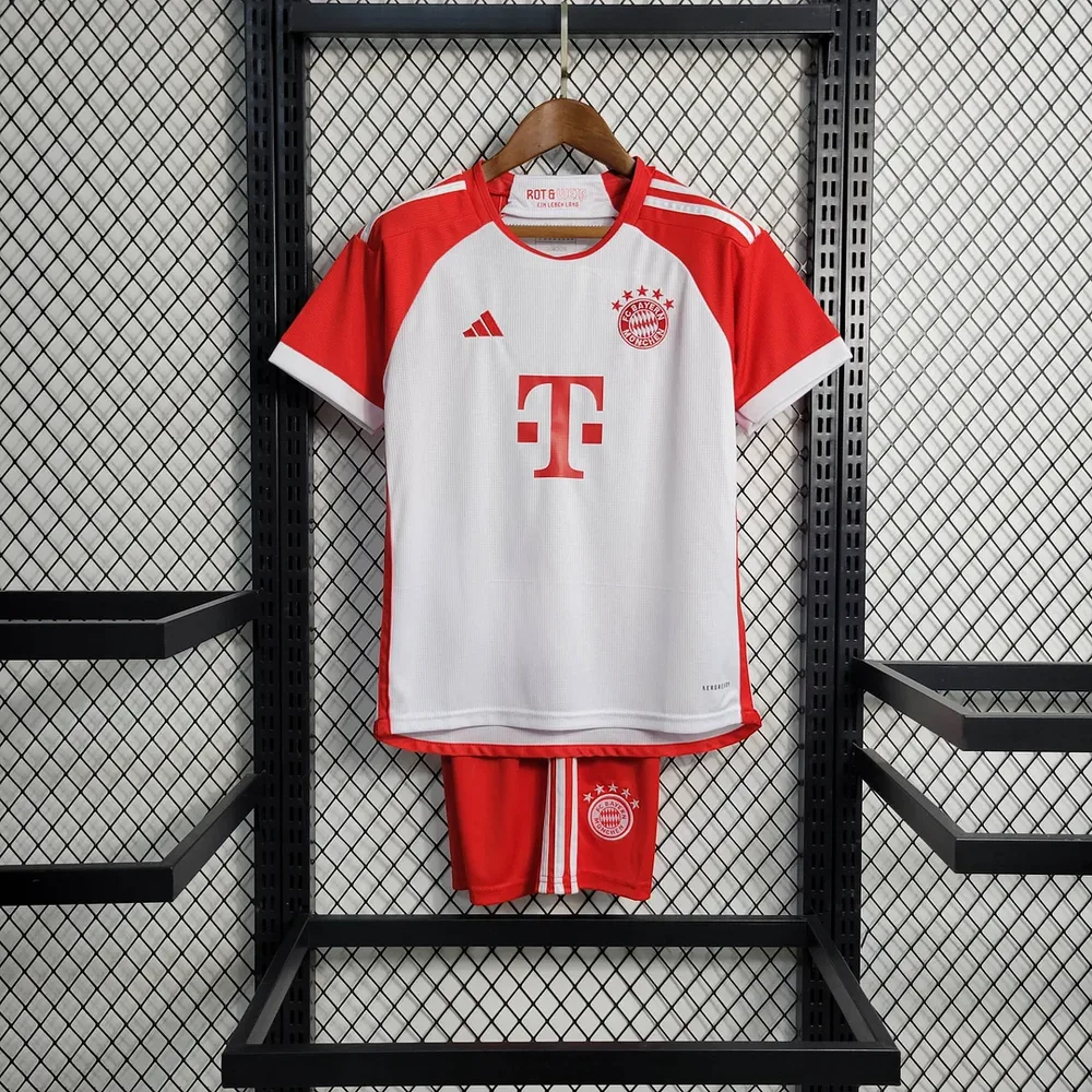 2023/2024 Bayern München Heim Fußballtrikot AAA fan-gradät Kindergröße — main view