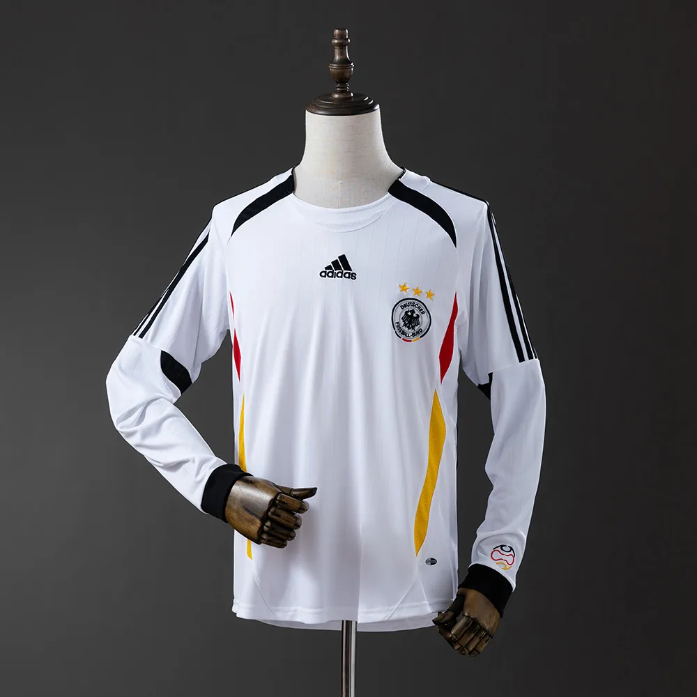 2006 Retro Long Sleeve Germany Home Football Shirt  — main view