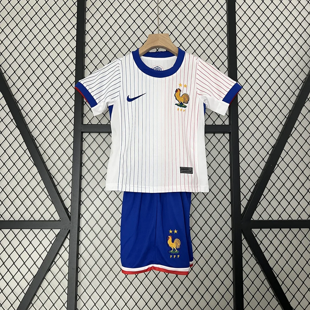 2024 France Auswärtstrikot AAA Fan-Qualität Kindergröße — main view