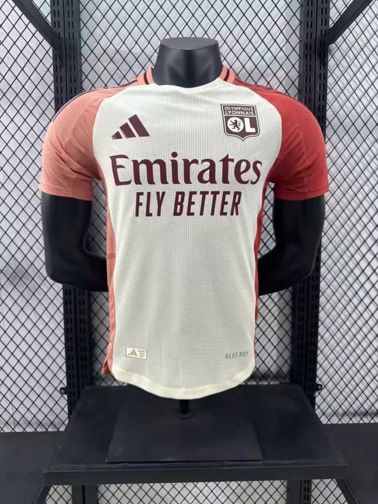 2024/2025 Spielerversion Lyon Drittauswärts-Fußballtrikot  — main view