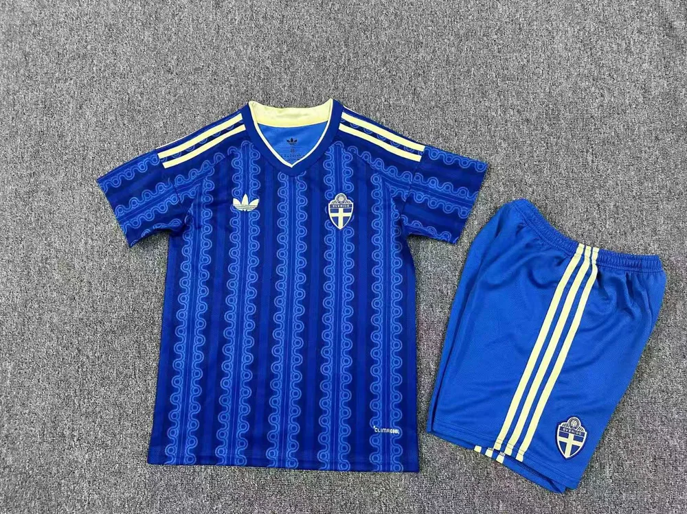 2026 Camiseta Visitante de la Selección de Suecia   Talla Infantil — main view