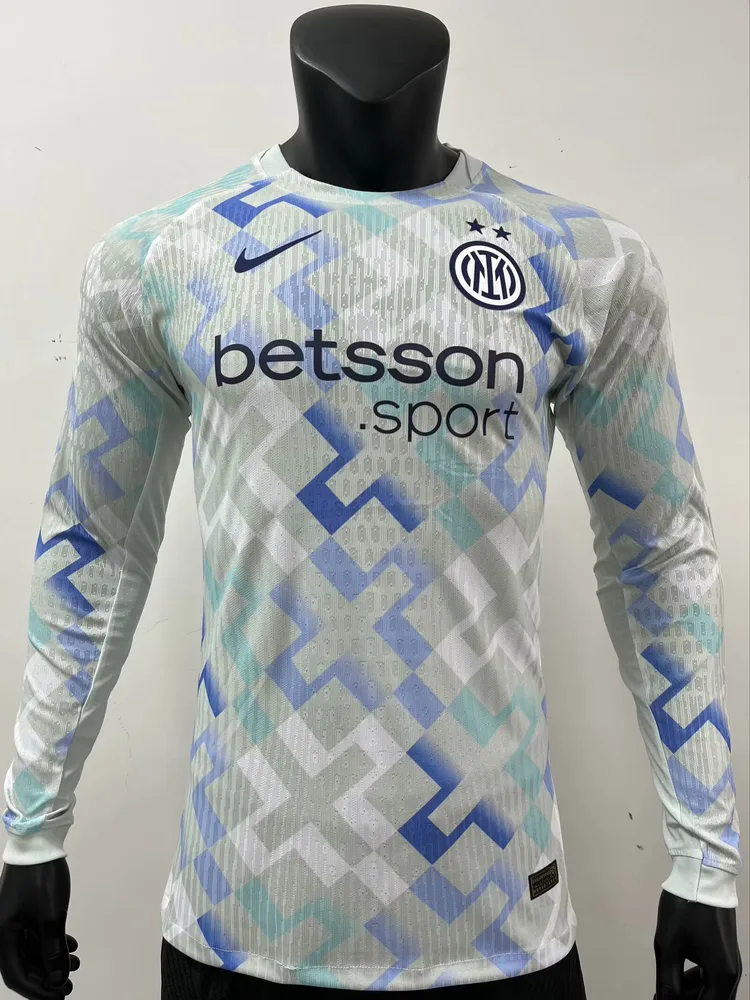 2025/2026 Long Sleeves Inter Milan Away Player Version Football Jersey fan-grade — main view