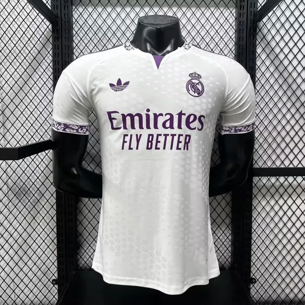 2026/2027 Version Joueur Édition 125ème Anniversaire Blanc 02 Maillot de Football Real Madrid  landaise — main view
