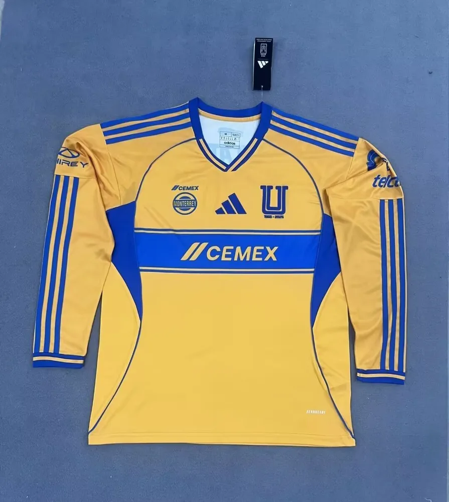 2025/2026 Langarm Tigres Heimtrikot AAA fan-gradät — main view