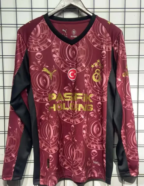 2025/2026 Langarm Galatasaray Drittauswärts Fußballtrikot  — main view