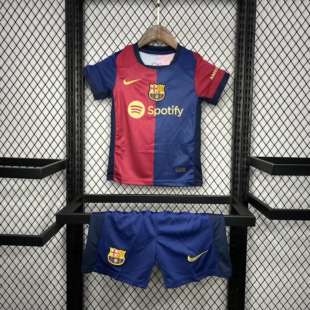 2024/2025 Barcelona Heim Fußballtrikot AAA fan-gradät Kindergröße — main view