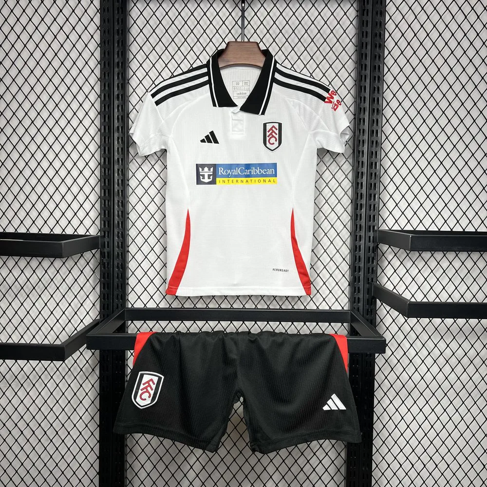 2024/2025 Fulham Home Soccer Jersey Kids Size  — main view