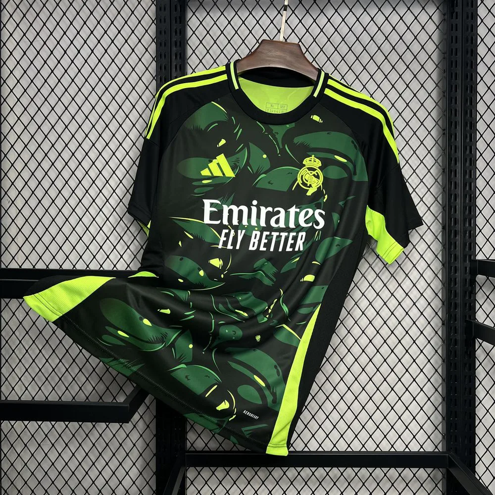 2024/2025 Real Madrid Green And Black Special Edition Jersey  — main view